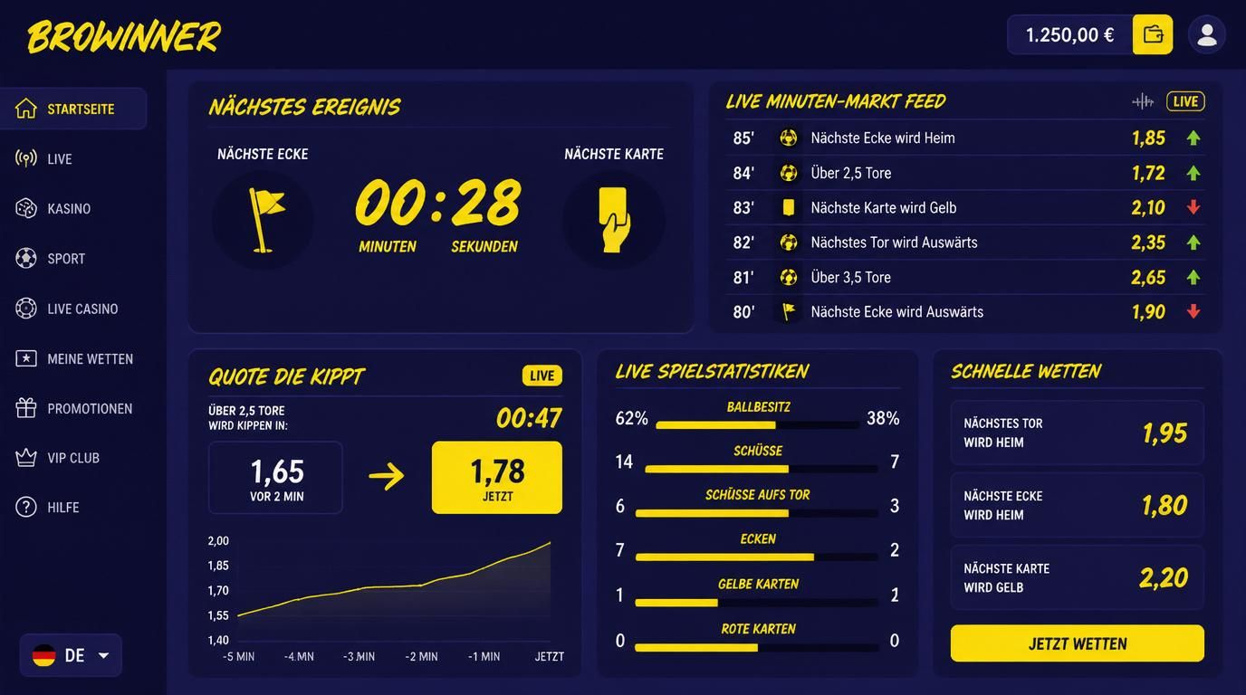 Downtime &, Momentum in Next-Event MĂ€rkten