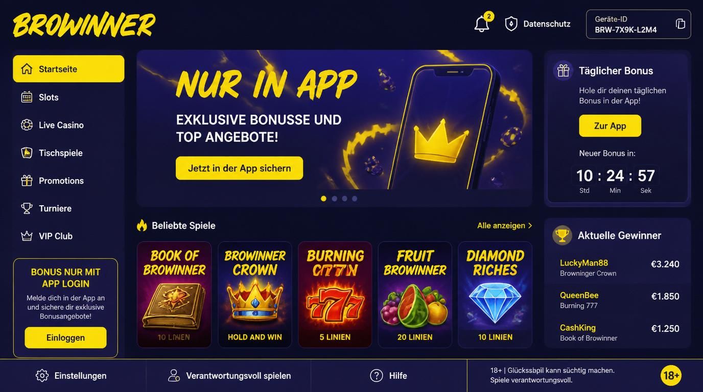 Promo in der App exklusiv mit Datenschutzsymbolen