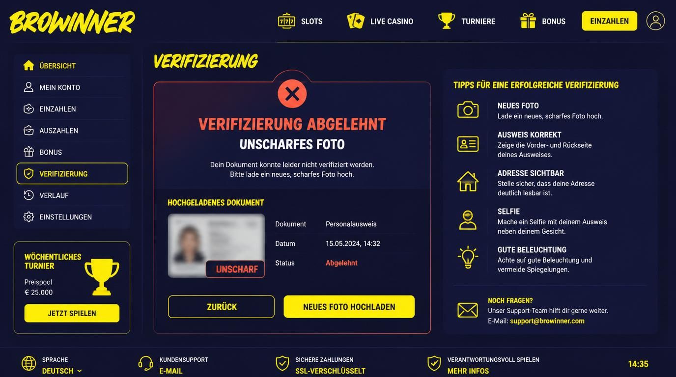 Verifizierung fehlgeschlagen – Tipps zur Fehlerbehebung